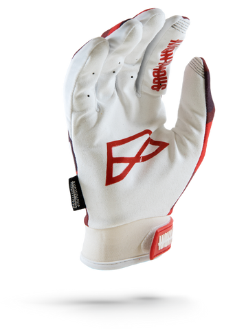 Anonymous Crimson Camo Riding Gloves Inner